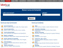 Tablet Screenshot of formacion.laboris.net