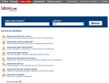 Tablet Screenshot of empleo-publico.laboris.net